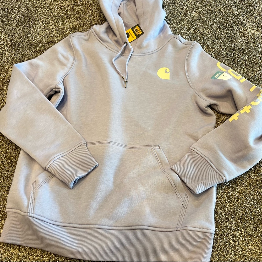 Light Purple Carhartt Hoodie Sweatshirt